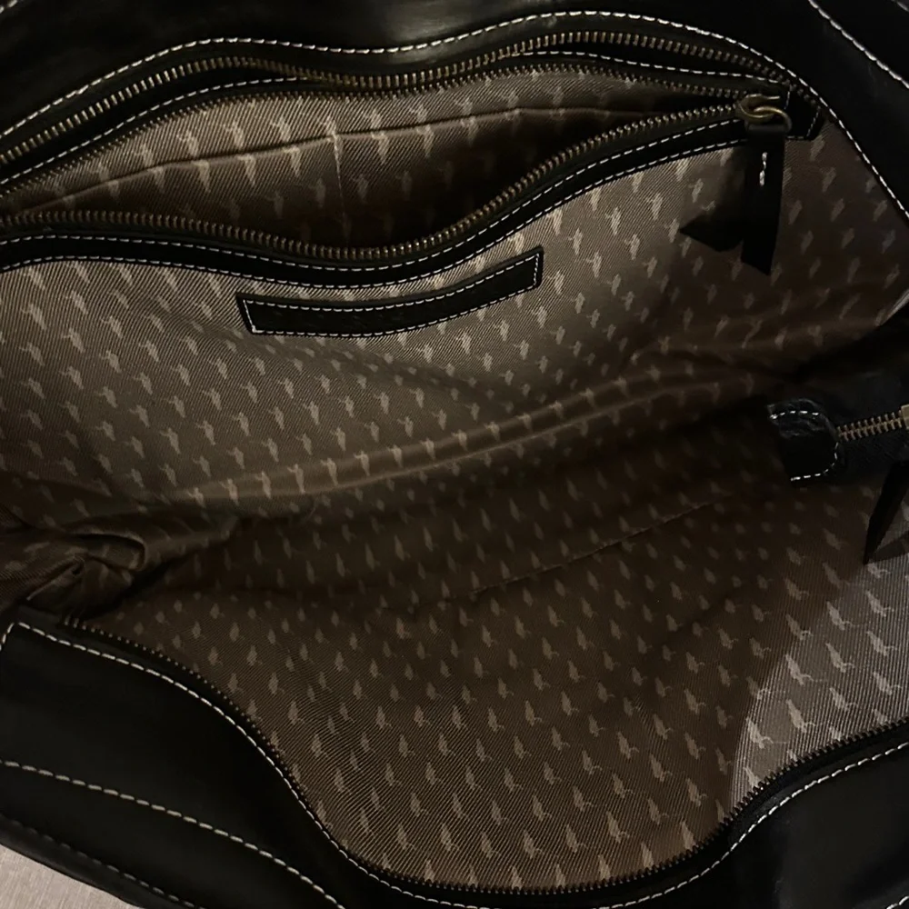 Elegant Black Tote Bag - Preloved